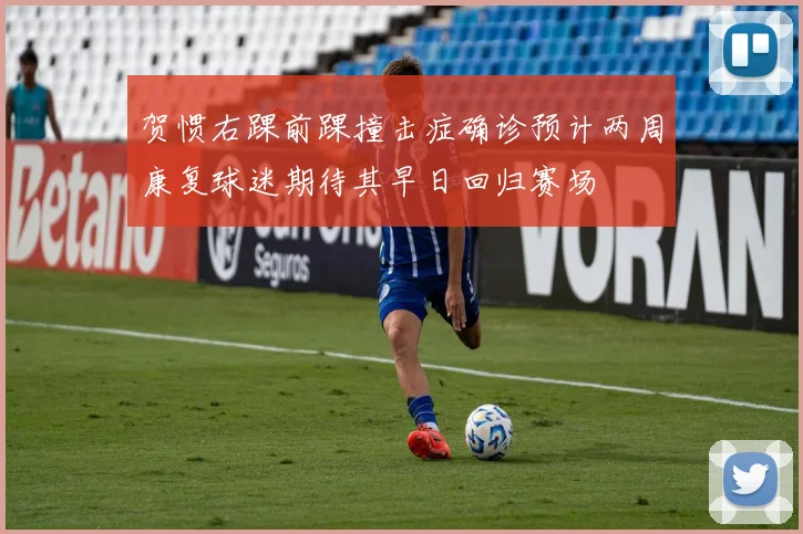 贺惯右踝前踝撞击症确诊预计两周康复球迷期待其早日回归赛场